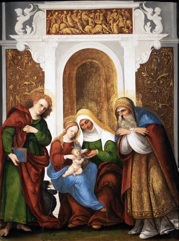 Madonna mit Kind und Heiligen