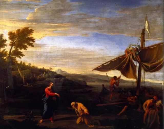 Paisaje con la vocación de San Pedro