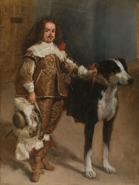 Buffoon with a Dog