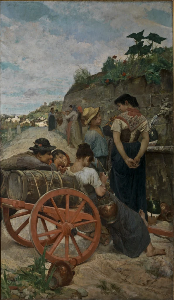 At the Fountain