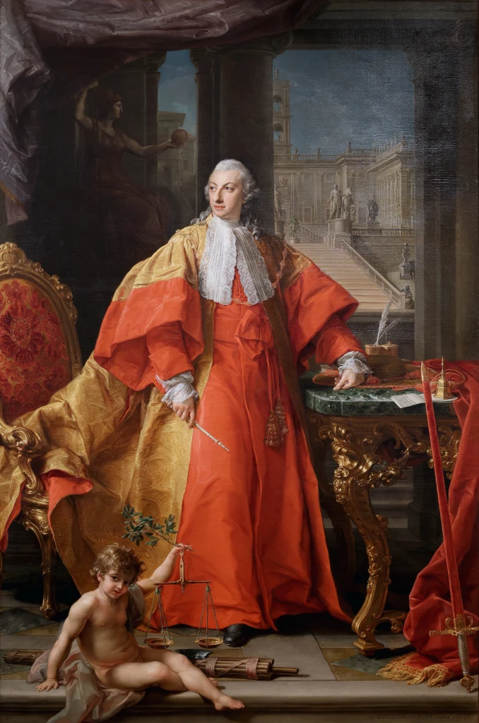 Portrait d'Abbondio Rezzonico, sénateur de Rome
