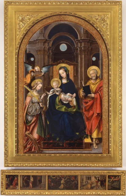 Mystic Marriage of Saint Catherine with Saint Peter, and Stories of Saint Catherine