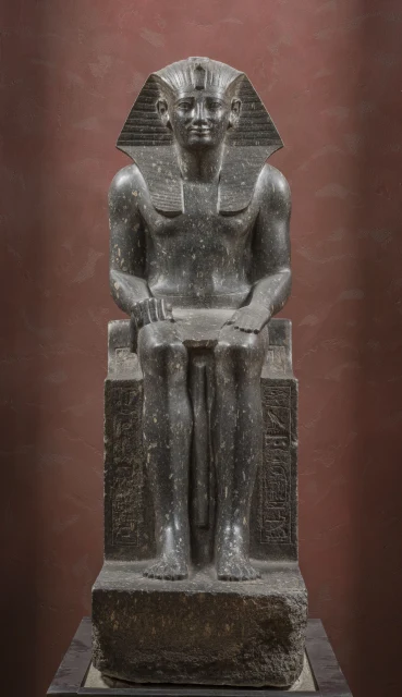 Statue of Senusret I Reinscribed for Thutmose I