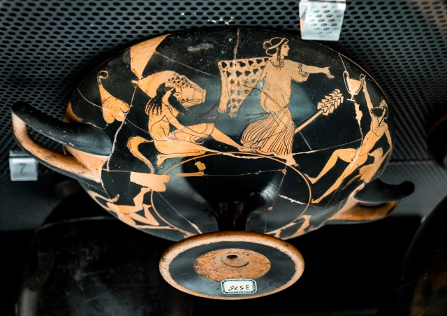 Cup with Maenads and Satyrs