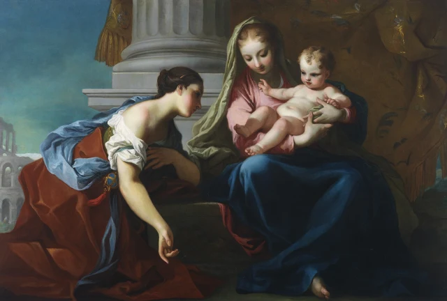 Verona Paying Homage to the Madonna and Child