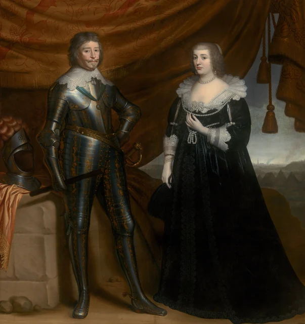 Double Portrait of Frederik Hendrik (1584-1647) and Amalia of Solms-Braunfels (1602-1675)