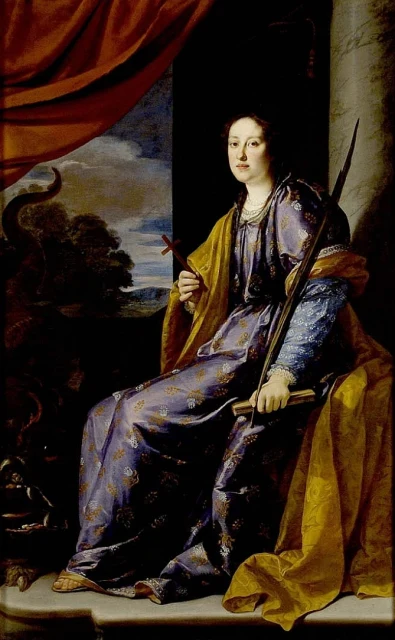 Portrait of Margherita de' Medici as Saint Margaret of Antioch