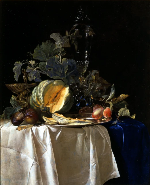 Still Life with Fruit and a Crystal Vase