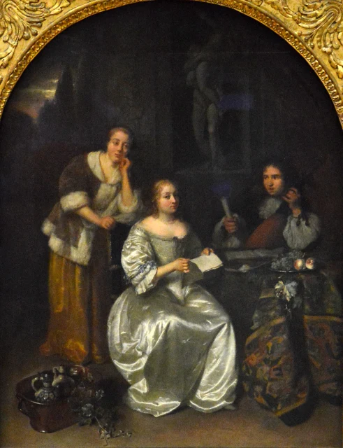 Duet between a Singer and a Theorbo Player