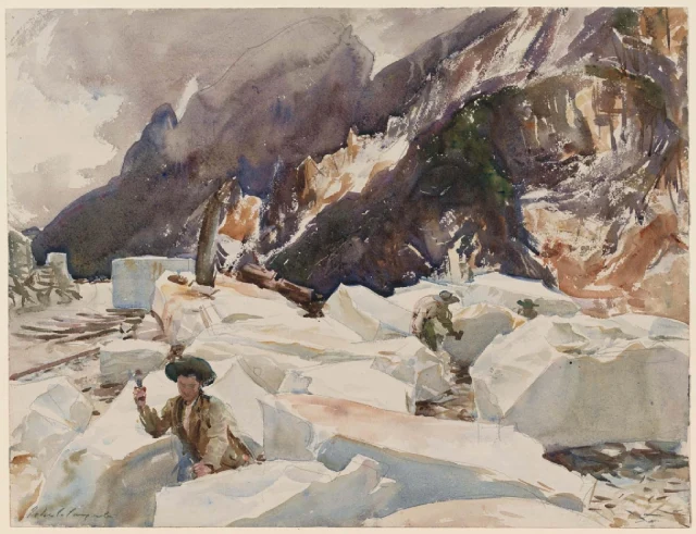 Carrara: cave bagnate