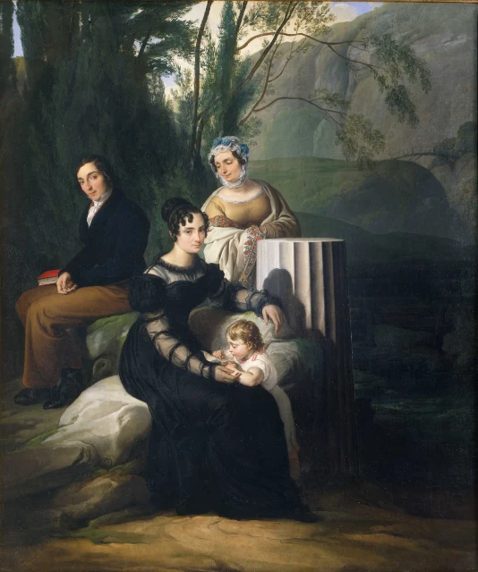 Bildnis der Familie Borri Stampa