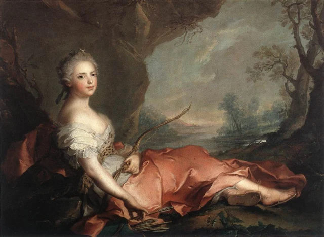 Ritratto di Maria Adelaide di Francia come Diana