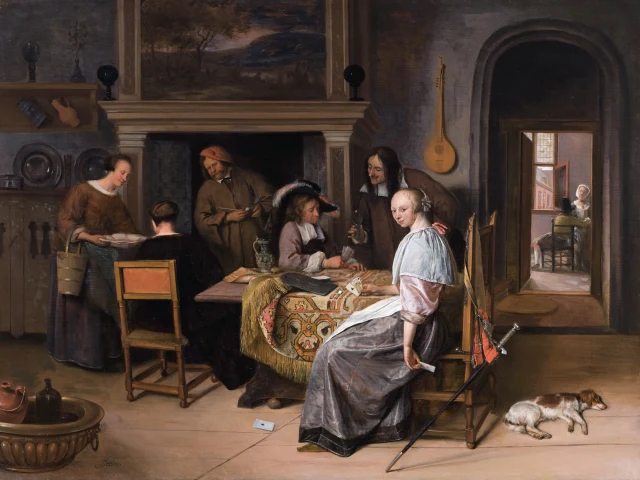 A Card Game in a Tavern