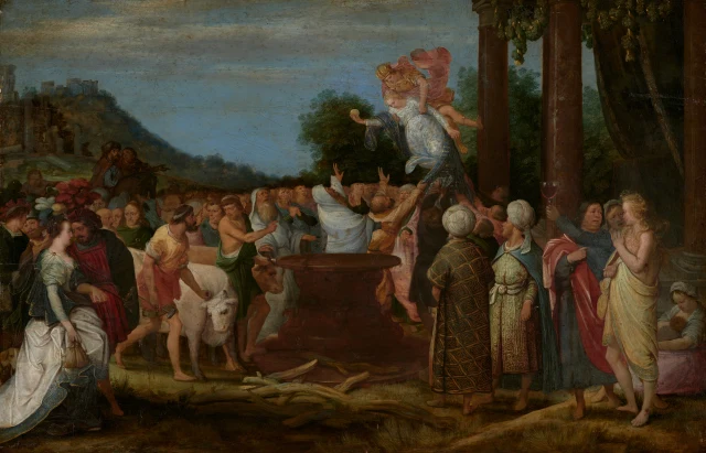 Mercury Abducting the Goddess Contento