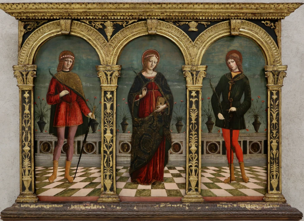 Saints Cécile, Tiburce et Valérien