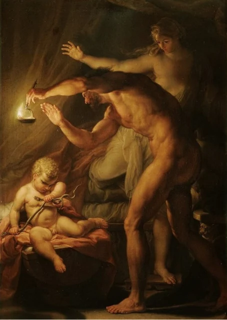 Ercole bambino soffoca i serpenti