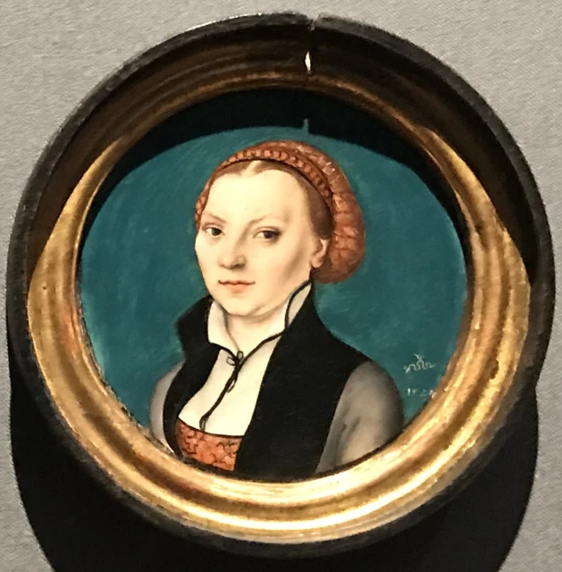 Round Portrait of Katharina von Bora, Wife of Martin Luther