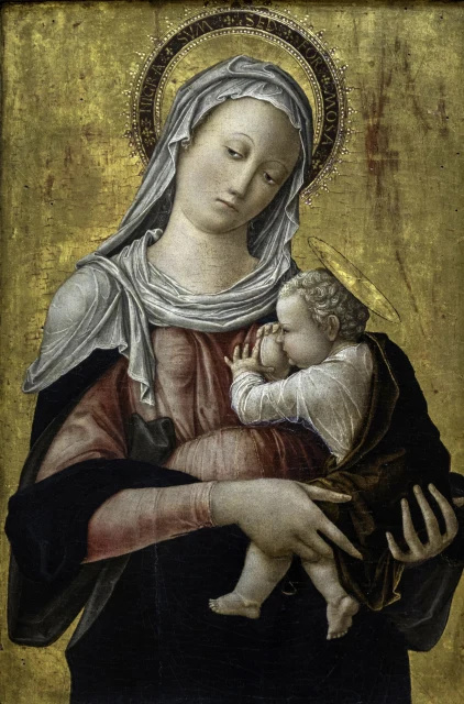 La Virgen amamantando al Niño