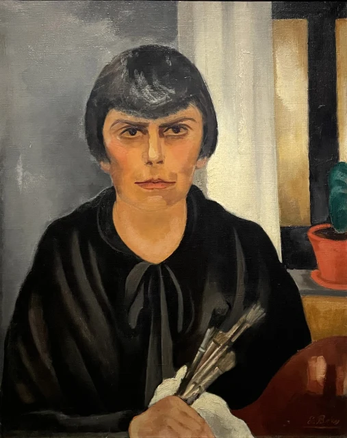 Self-Portrait with Brushes