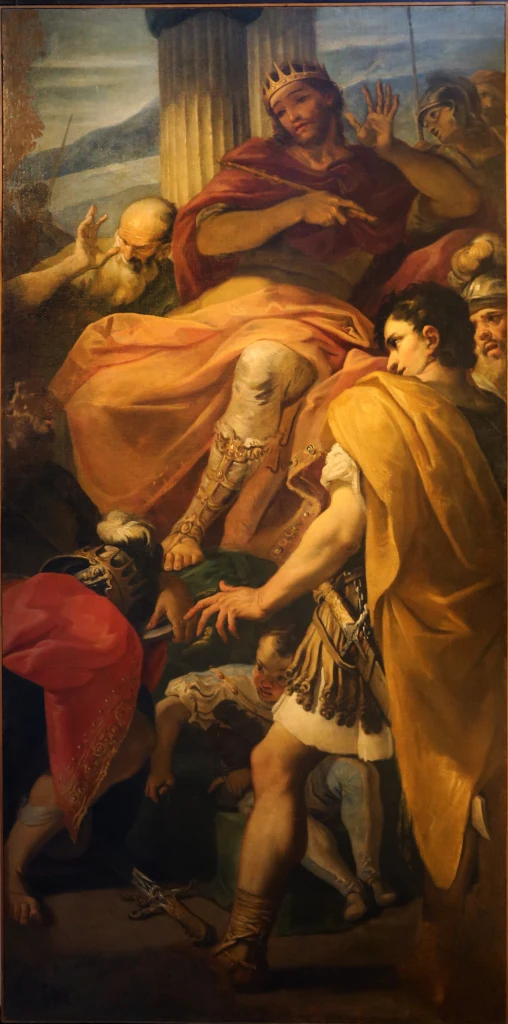 David weigert sich, Sauls Rüstung anzulegen
