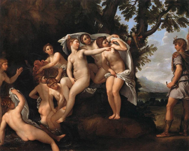 Actaeon Transformed into a Stag