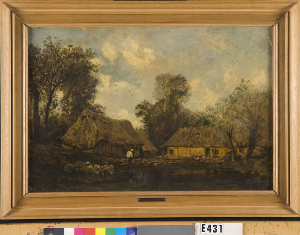 Farmyard with Sheep