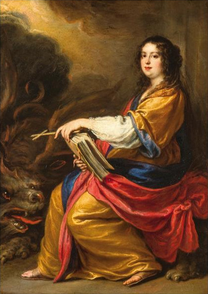 Portrait of Vittoria della Rovere as Saint Margaret