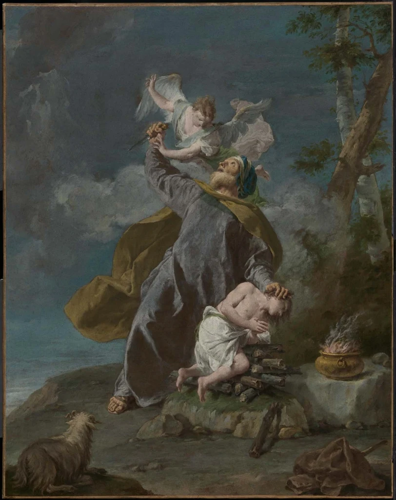 Abraham opfert seinen Sohn Isaak