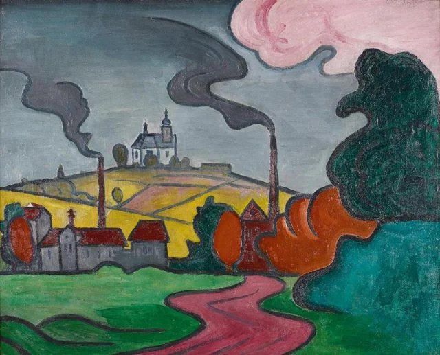 Landscape with Little Church