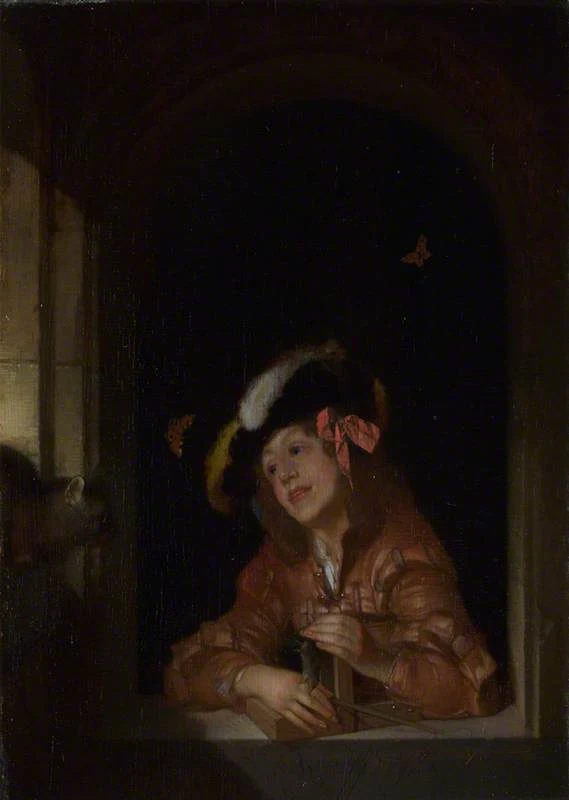 A Boy with a Mousetrap
