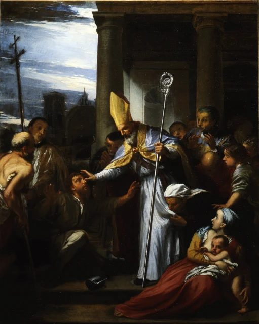 Saint Zenobius Restores the Sight of a Blind Man