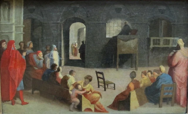 La predicación de san Bernardino de Siena