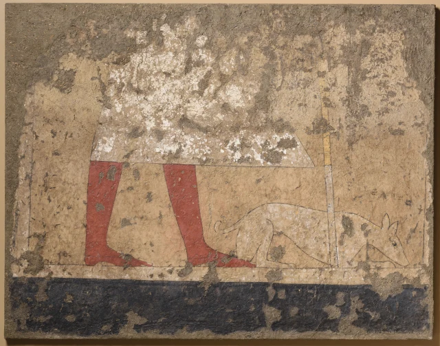 Tomb of Iti and Neferu: Iti with His Greyhound