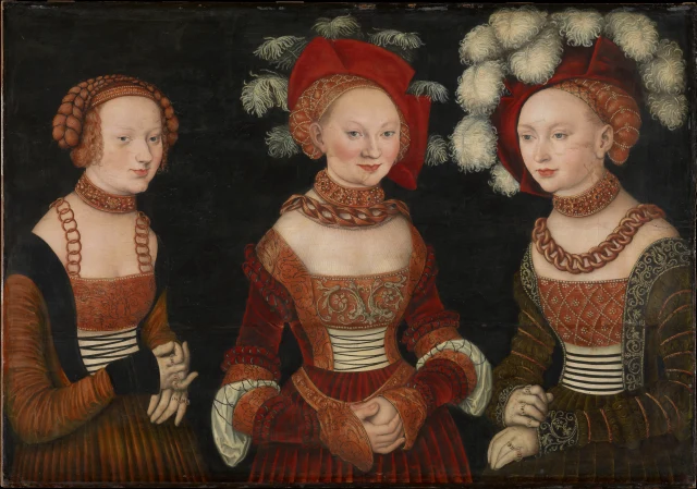 The Princesses Sibylla, Emilia and Sidonia of Saxony