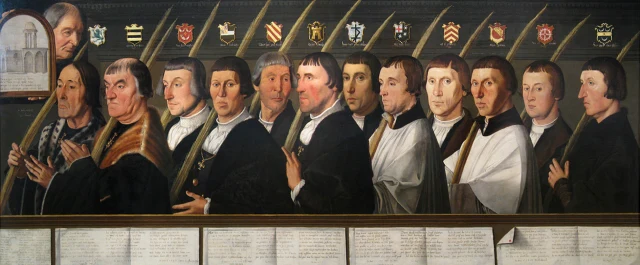 Twelve Members of the Haarlem Brotherhood of Jerusalem Pilgrims
