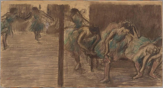 Dancers in the Rehearsal Room
