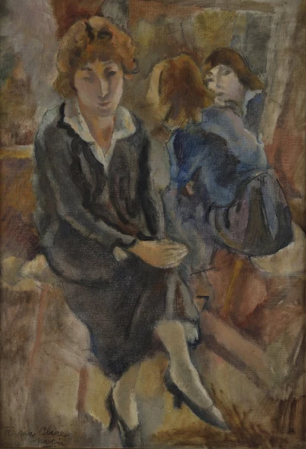 Portrait of Hermine David in the Studio
