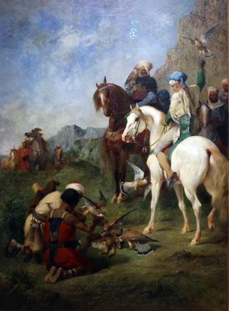 Caccia con il falcone in Algeria: la preda