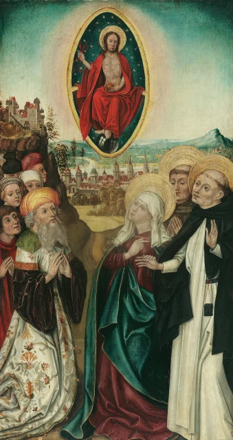 A visão de São Domingos de Cristo com as três lanças