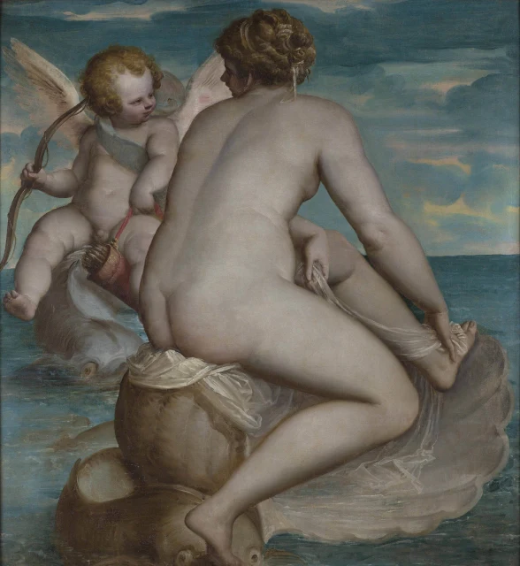 Venus and Cupid at Sea