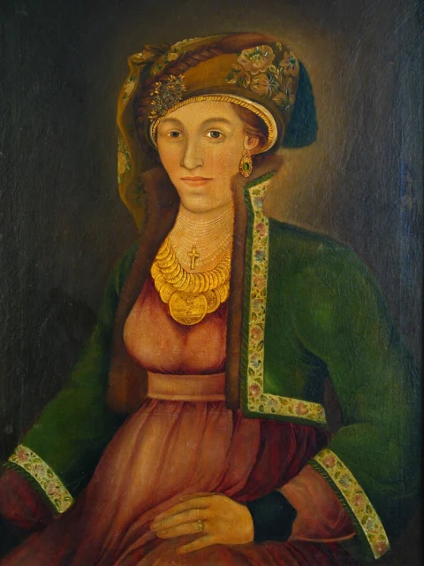 Porträt von Hristiyania Zografska