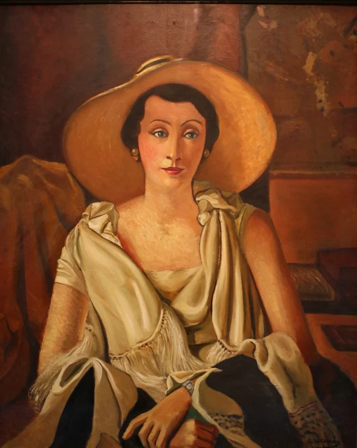 Portrait of Madame Paul Guillaume in a Large Hat