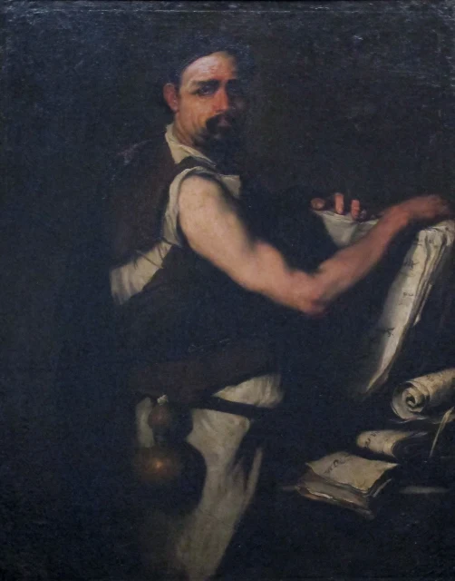Philosopher with a Flask at His Belt