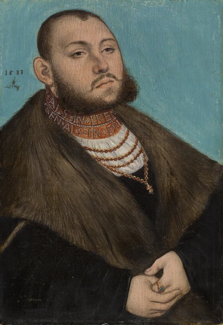 Retrato de Juan Federico I el Magnánimo, elector de Sajonia