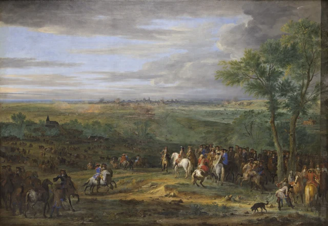 The Arrival of Louis XIV at the Camp before Maastricht, June 1673
