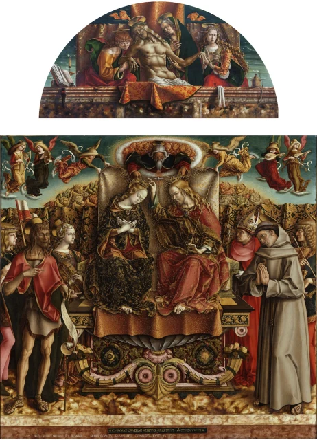 Coronation of the Virgin with the Holy Trinity and Saints