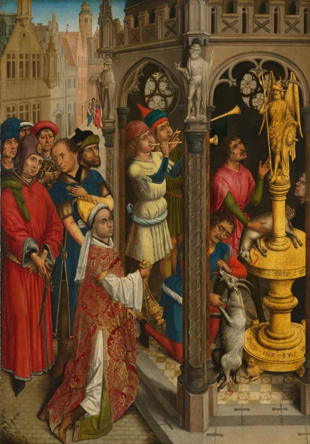 St Augustine Sacrificing to a Manichaean Idol (?)
