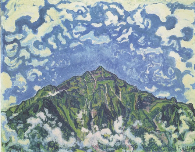 Mount Niesen seen from Heustrich