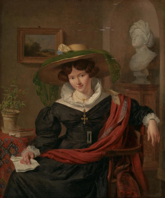Portrait of Carolina Frederica Kerst (1803-1883)