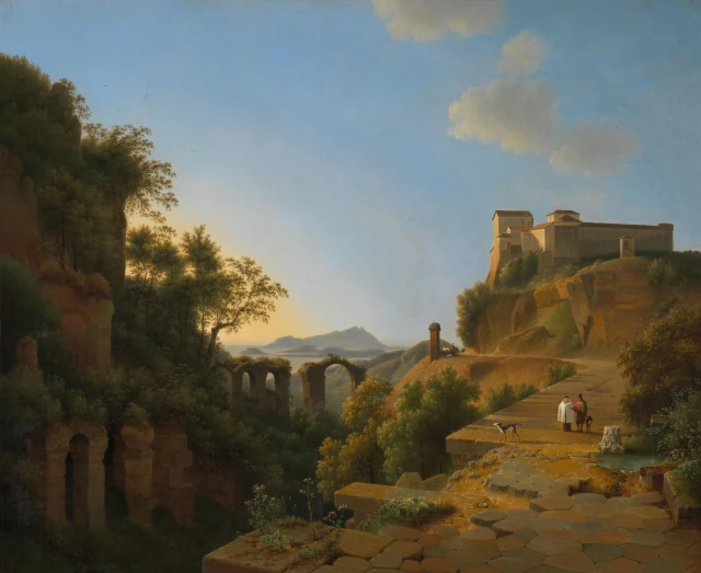 The Gulf of Naples, with the Island Ischia in the Background
